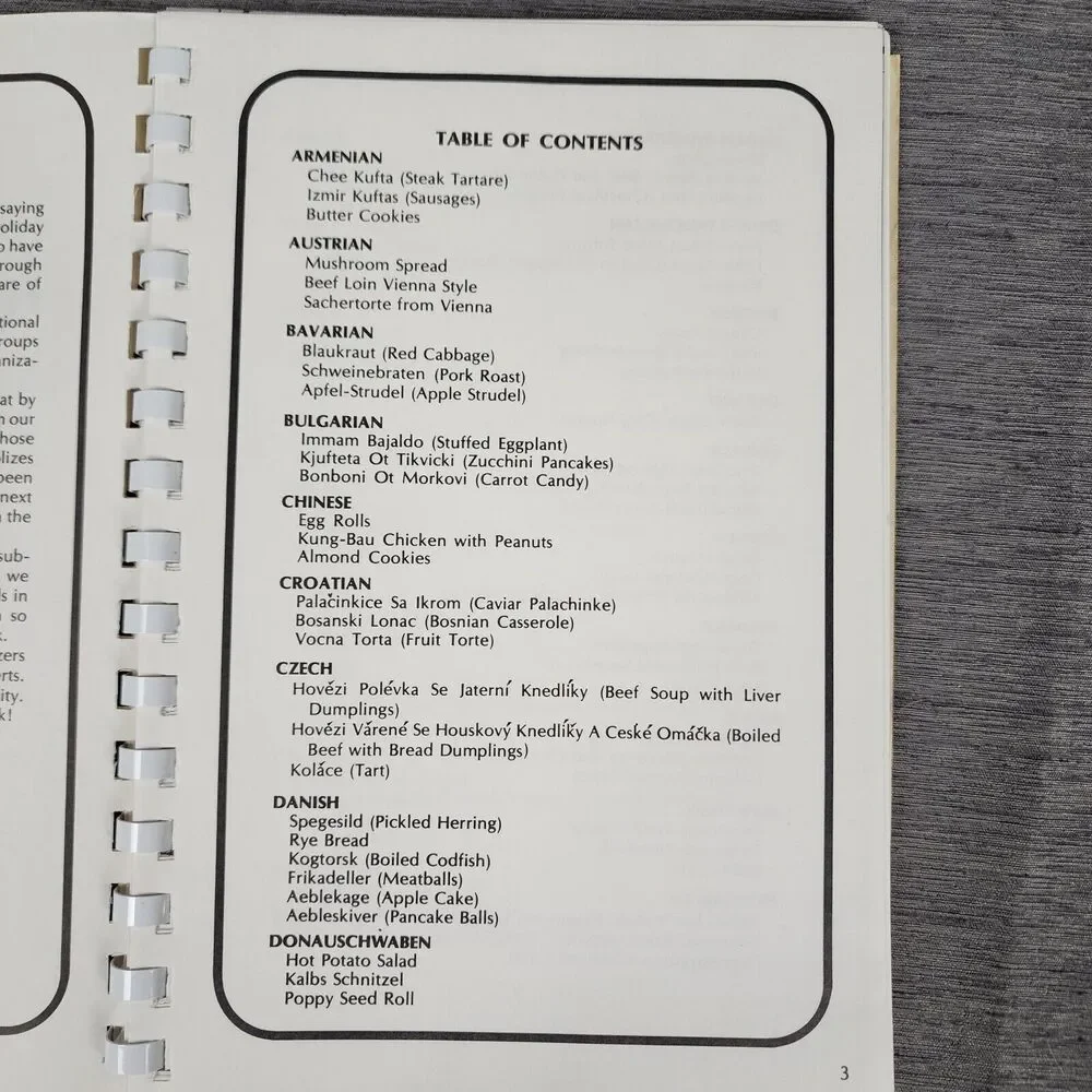 Holiday Folk Fair Cookbook Milwaukee Wisconsin Ethnic Recipes International - Picture 7 of 11